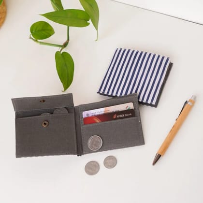 Blockprinted Fabric Wallet