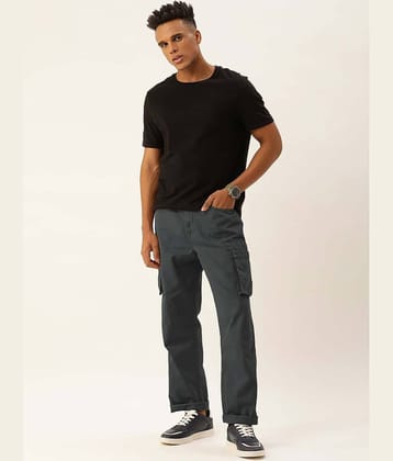Bene Kleed Men Straight Fit Mid-Rise Pure Cotton Cargos