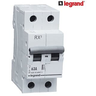 LEGRAND MCB 63AMP DP PACK OF 1