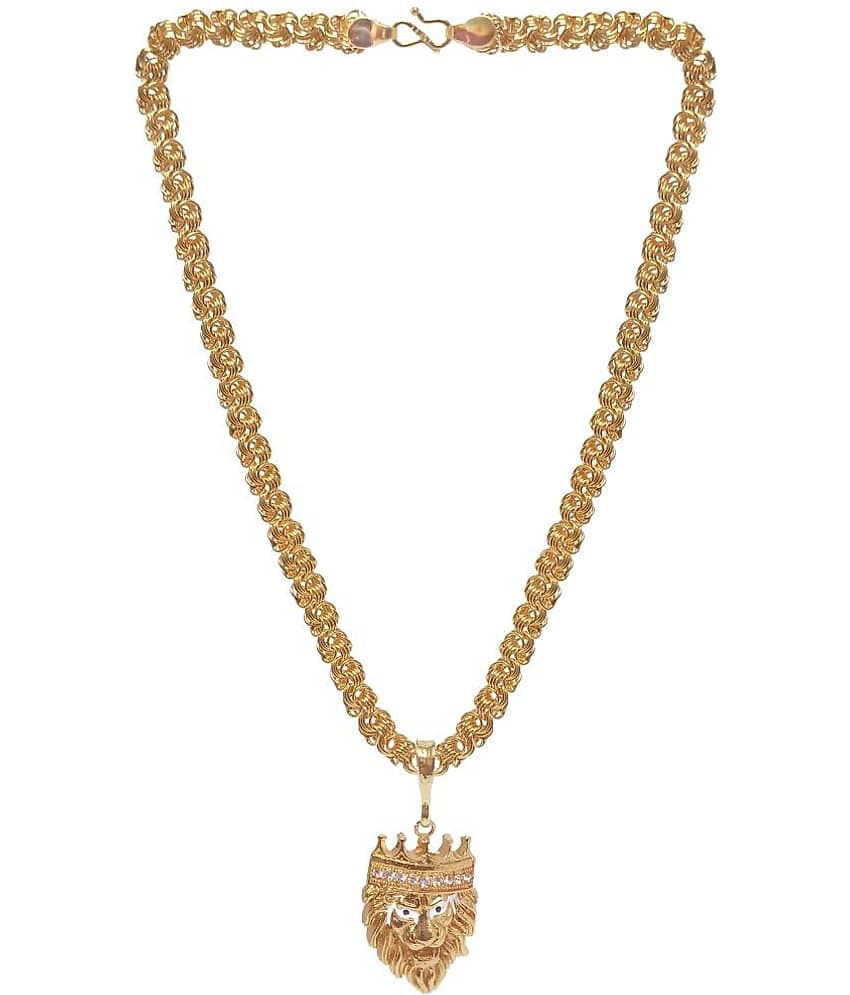 JIPPA - Golden Pendant set ( Pack of 1 )