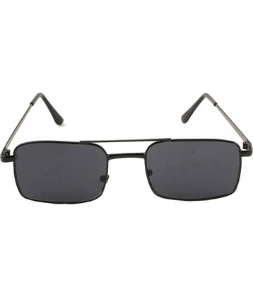 Bayberry Black Rectangular Sunglasses ( Pack of 1 )