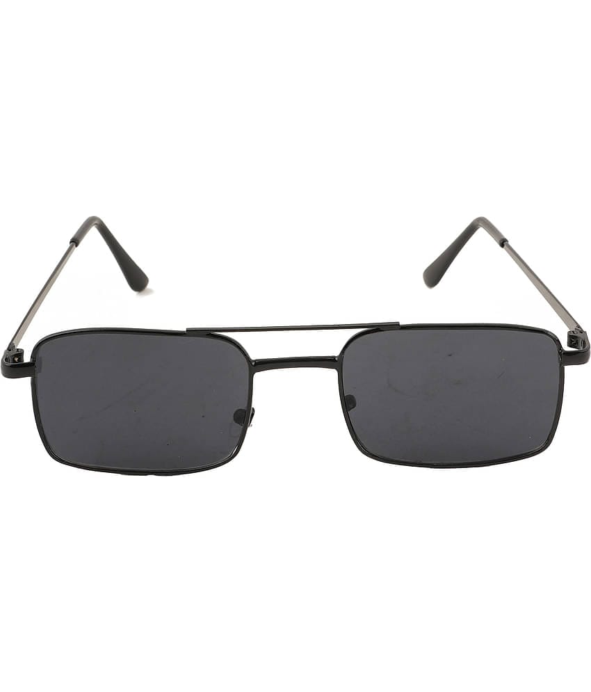 Bayberry Black Rectangular Sunglasses ( Pack of 1 )