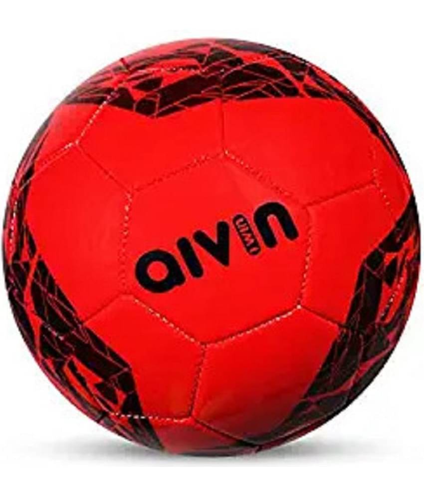 Aivin - Red Rubber Football ( Pack of 1 )