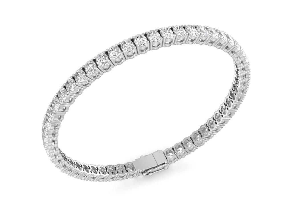 Infinite Ellipses Tennis Bracelet