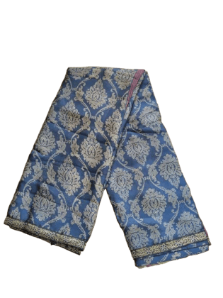 Elegant Blue Silk Designer Saree