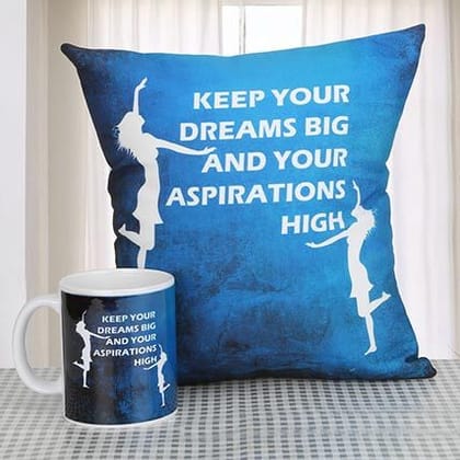 Determined To Rise Cushion N Printed Mug