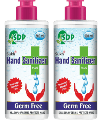 Hindustan Herbal Hand Sanitizer 1000 mL Pack of 2