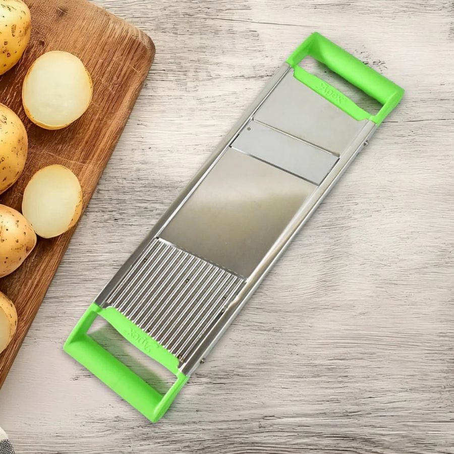 Multi-functional Stainless Steel Vegetable Slicer & Wavy Grater