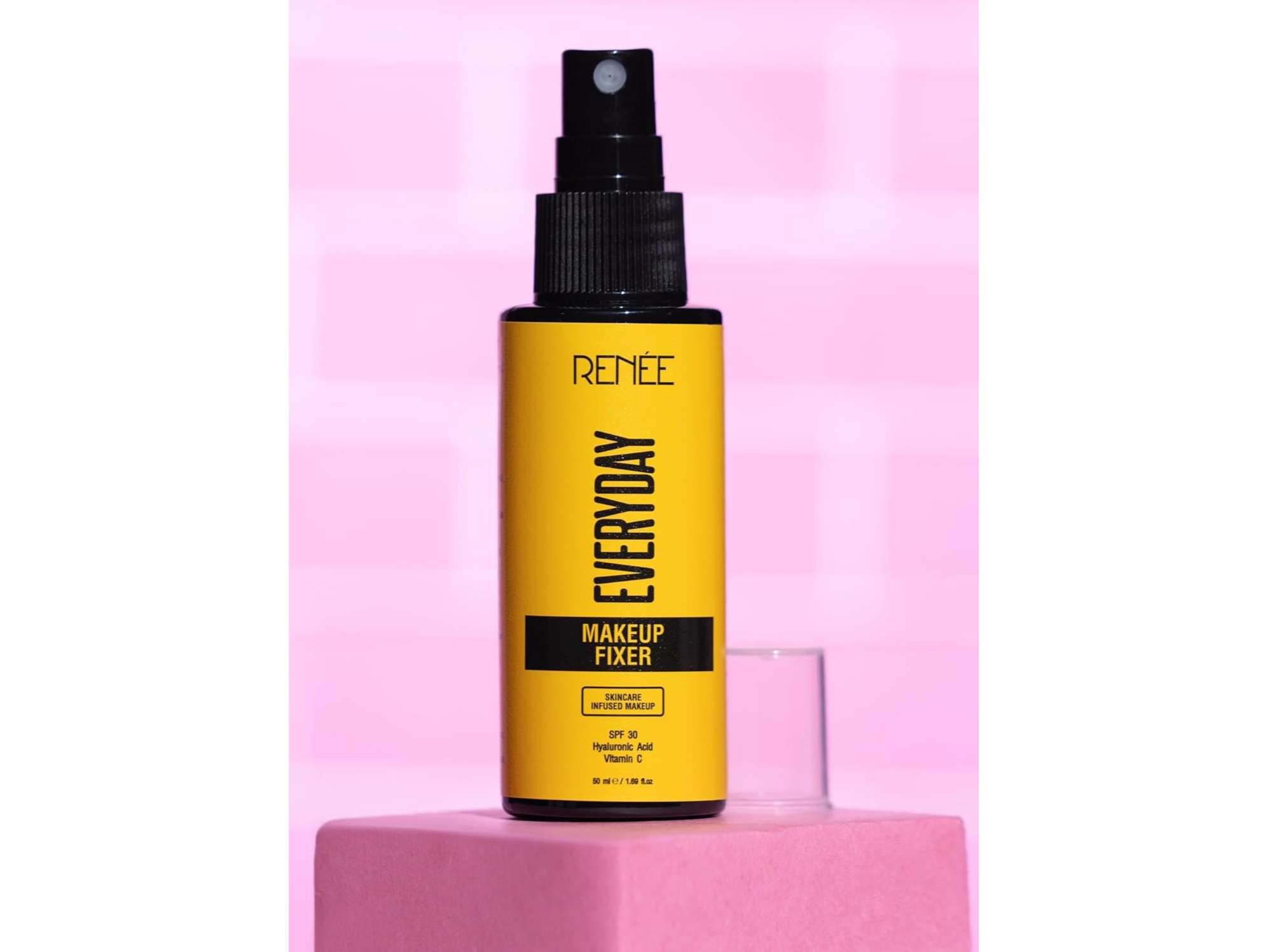 RENEE Everyday Makeup Fixer, Lightweight & Non-Greasy, Locks Makeup for a Lasting Dewy Finish, Hydrates & Refreshes, Enriched with Aloe, Hyaluronic Acid & Vitamin C & Spf 30, 50ml