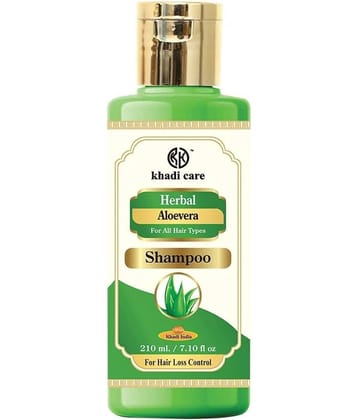 Khadi Care Herbal Aloevera Shampoo (210ml)