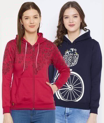 First Krush Fleece Multi Color Hooded Sweatshirt