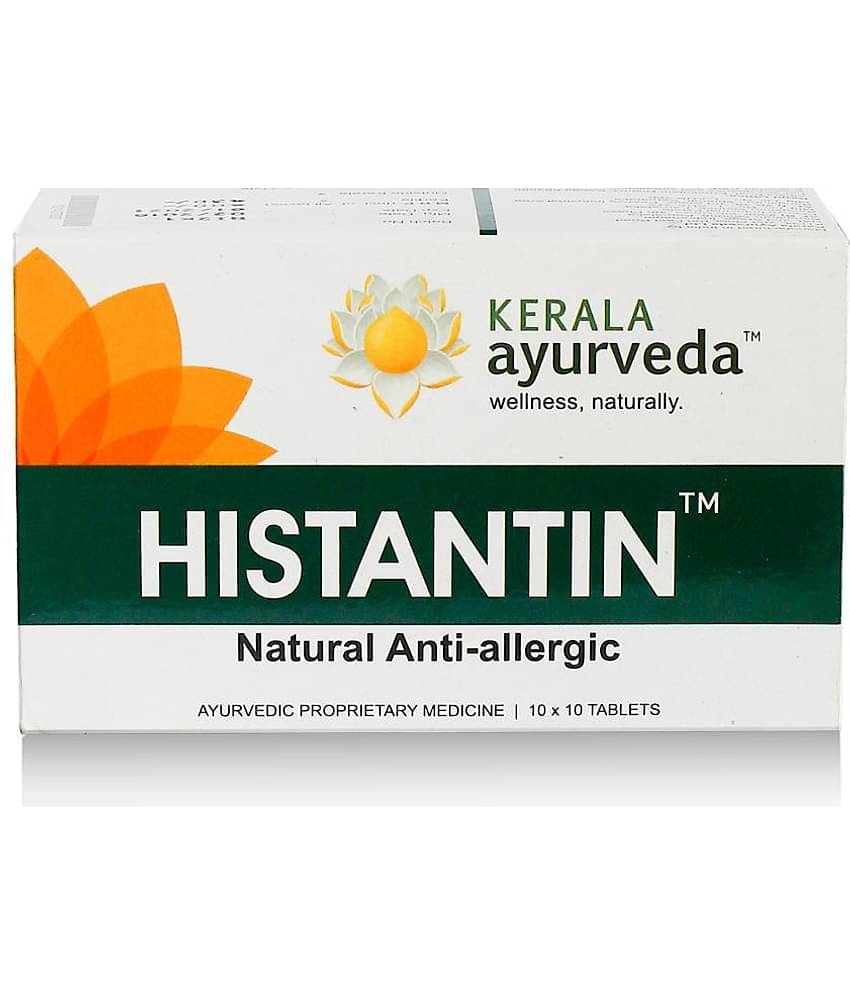 Kerala Ayurveda Histantin 100 Tablets,Non-Drowsy Ayurvedic Pills For Relief From Allergies, With Amla, Turmeric and Guduchi