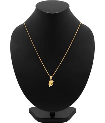 Jewar Mandi - Golden Pendant set ( Pack of 1 )