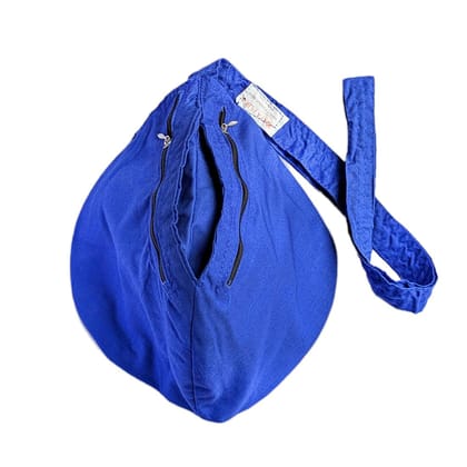 MAYAPURI Pure Cotton Chanting Bag or Gomukhi Japa Mala Bag or Cotton Bead Bag with Sakshi Mala Counter