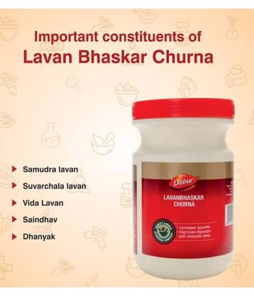 Dabur DABUR LAVANBHASKAR CHURNA ( PACK OF 4)