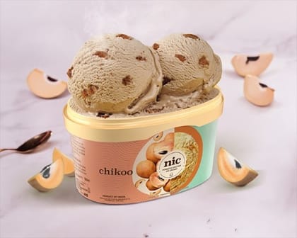 Chikoo Ice Cream 500ml