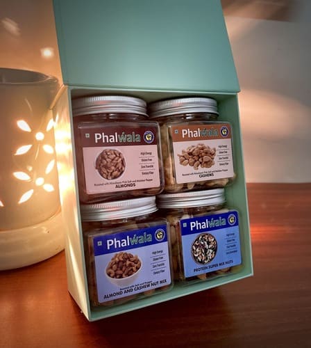 Roasted Nuts Plus Protein Super Mix 800 Gms Gift Box of 4