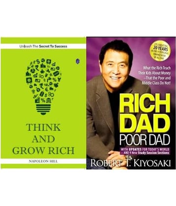 Think And Grow Rich + Rich Dad Poor Dad ( English )