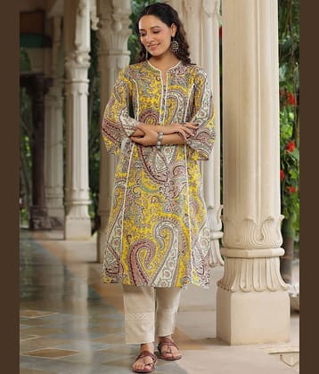 Royal Export Pack of 1 Viscose Printed Straight Women's Kurti - ( Red )