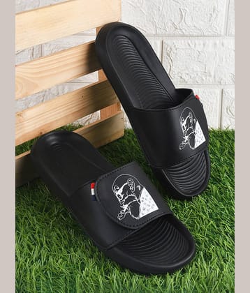 PERY PAO Black Men's Slide Flip Flop