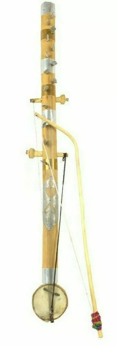 Folk Rajasthani Musical Fiddle Sarangi Ravanhatta String Instrument Ravanahatha
