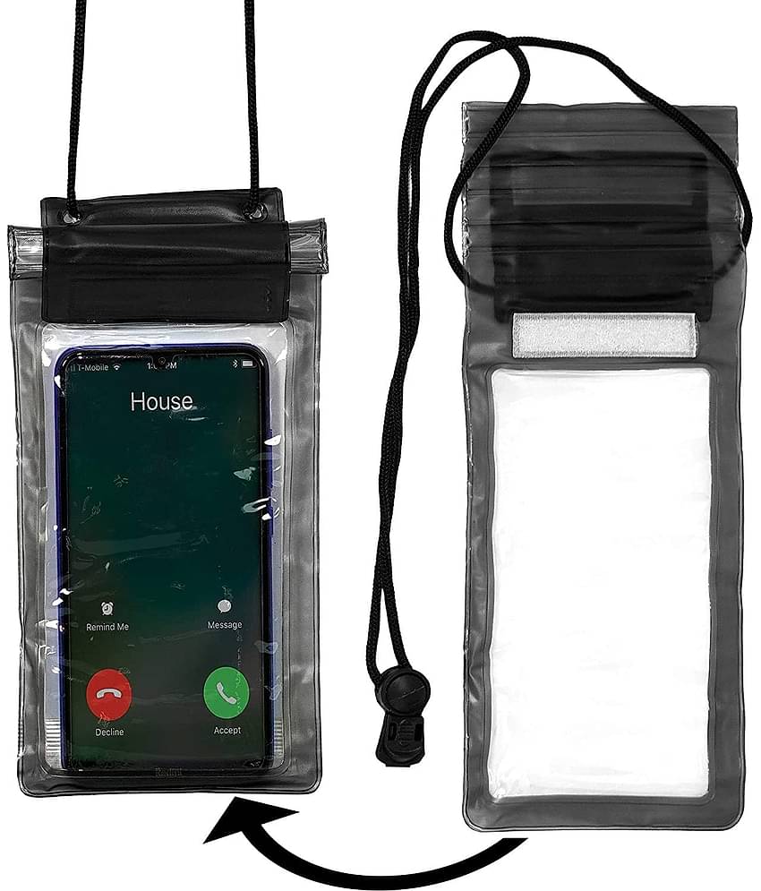 Mounted Strap with Waterproof Pouch for Mobile Phones | Universal Waterproof Pouch Cellphone Dry Bag Case 1pc