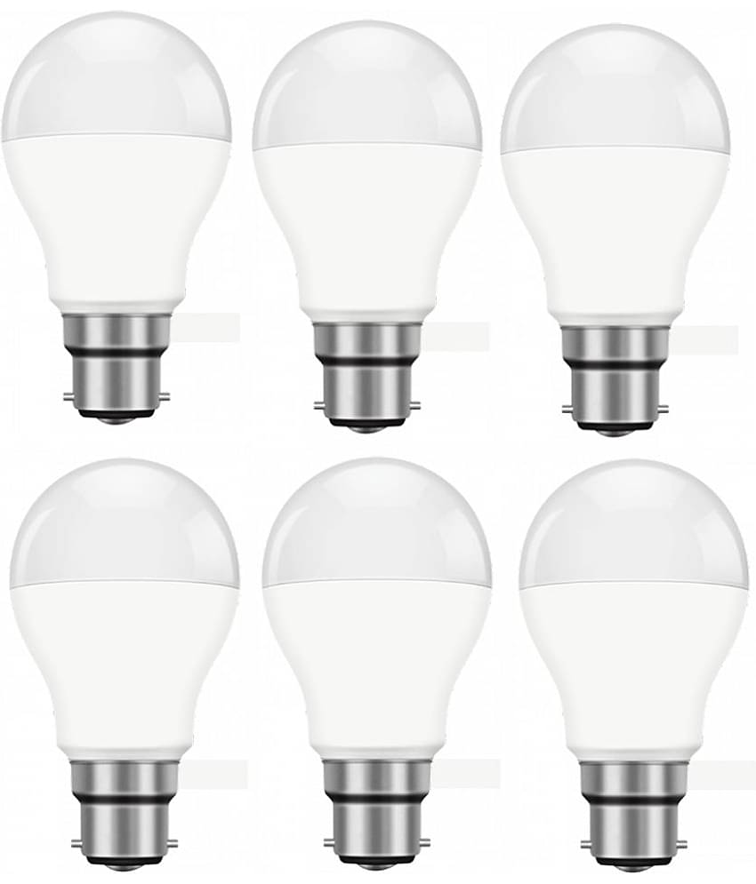 Lenon - 9W Cool Day Light LED Bulb ( Pack of 6 )
