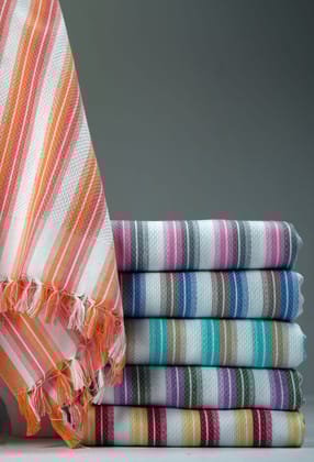 CHALLENGING PRICE RIXO BATH TOWEL COTTON 30 X 60 - CBT-08 RX  ASSORTED COLOURS