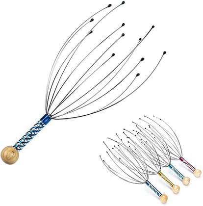 Elecsera HANDHELD SCALP HEAD MASSAGER, SET OF 3 BOKOMA HANDHELD SCALP HEAD MASSAGER, SET OF 3 Massager (Multicolor)
