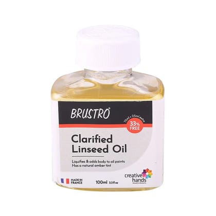 Brustro Clarified Linseed Oil - 100Ml