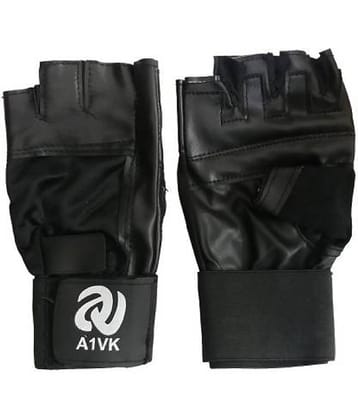 A1VK Black Gym Gloves