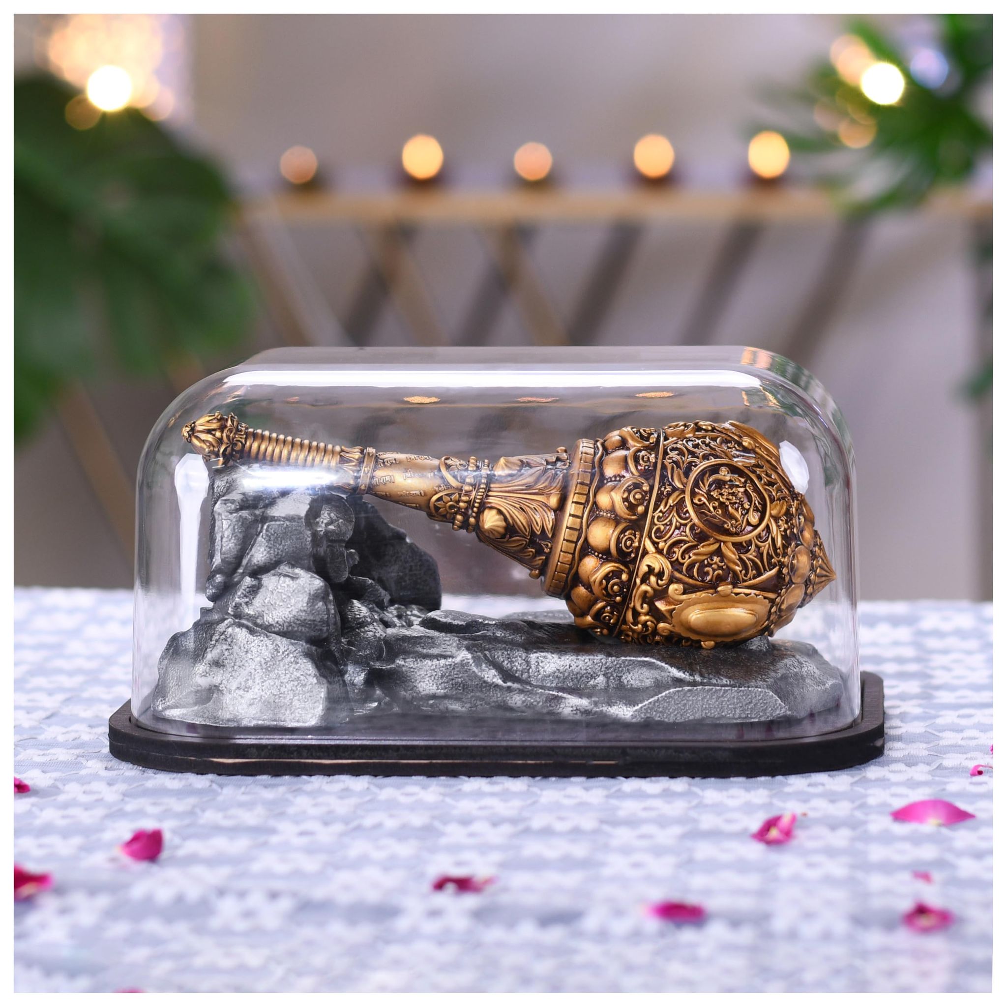 Artarium Acrylic Hanuman Ji Gada | Bajrang Bali Gada | Hanuman Sota Decorative Showpiece for Pooja, Decoration, Home Decor Living Room Office Decoration & Gifting Pack of 1