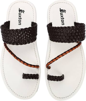 Buxton - Brown Men's Leather Slipper