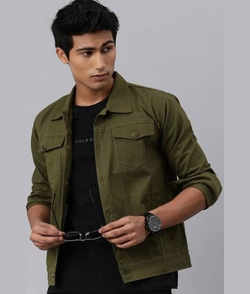 VOGATI Denim Men's Denim Jacket - Grey ( Pack of 1 )