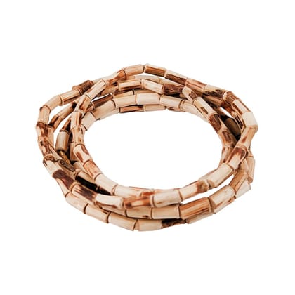 MAYAPURI 3 Round Tulsi Kanthi Mala Traditional Hindu Prayer Beads Necklace Suitable for Praying, Mandir, Pooja Articles (Set of 1)