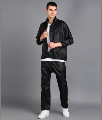 Neekshaa - Black Nylon Men's Rain Suit ( Pack of 1 )