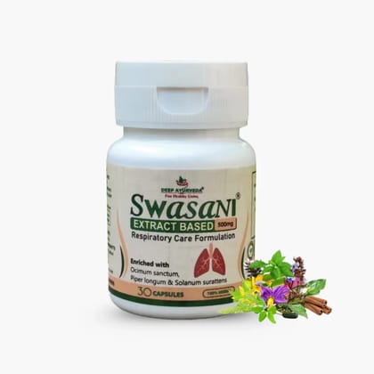 Swasani Capsule Used For Managing Asthma, Bronchitis and Cough