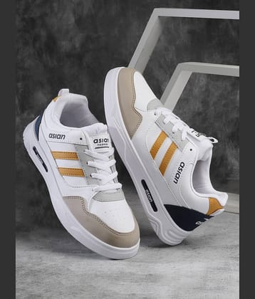 ASIAN BOSTON-02-BIG White Men's Sneakers