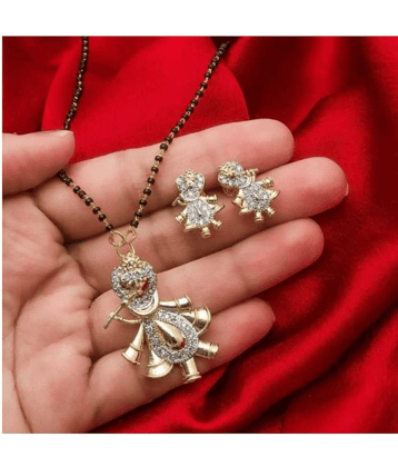 Sunhari Jewels  AD Kanha Mangalsutra set for womens