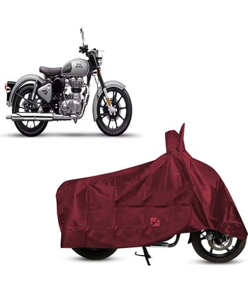 EGAL Bike Body Cover for Royal Enfield Royal Enfield Bullet 350 New BS6 ( Pack of 1 ) , Maroon
