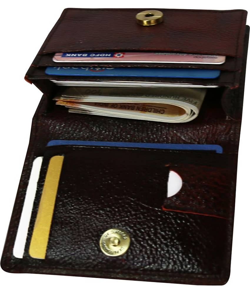 Style 98 Leather Brown Fashion Short Wallet
