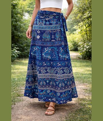 Frion Kandy Multi Color Cotton Women's Wrap Skirt ( Pack of 1 )