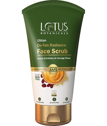 Lotus Botanicals Ubtan Face Scrub 100g