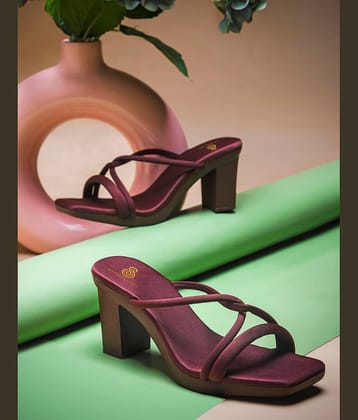 Sneakersvilla Brown Women's Sandal Heels