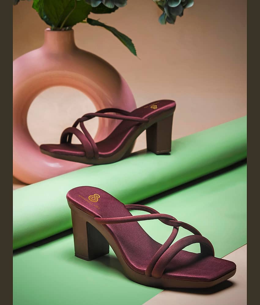 Sneakersvilla Brown Women's Sandal Heels