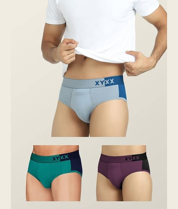 XYXX Pack of 3 Modal Briefs For Men's ( Multicolor )
