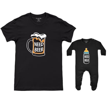 Need Beer - Need Milk-Black / S / Jumpsuits