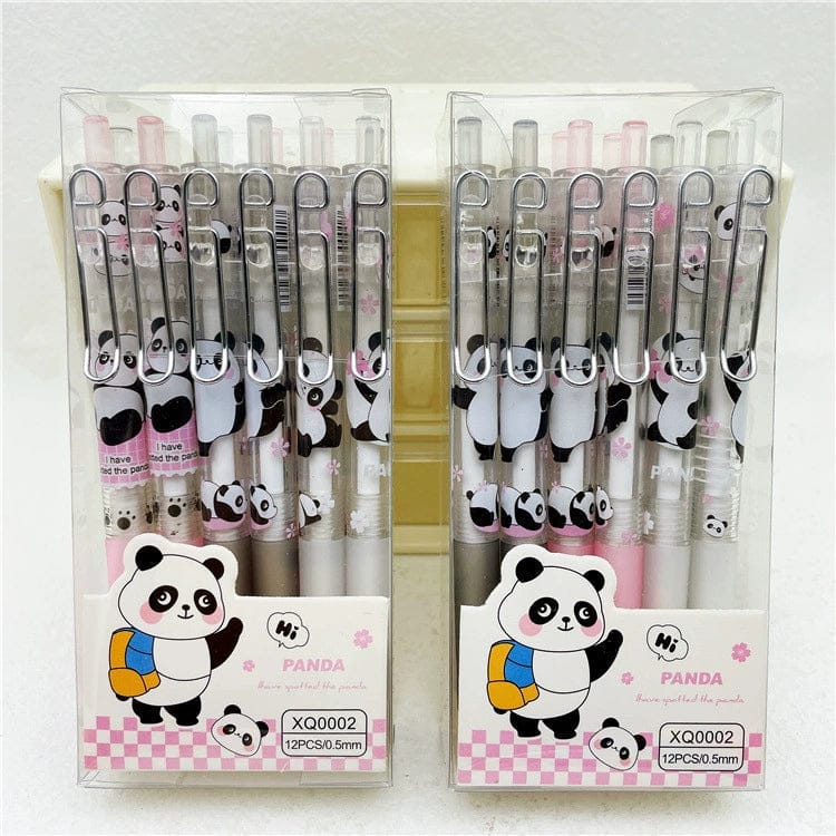 Panda pen set ( pack of 12)