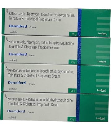 Dermiford Face Cream 25 Gm (Pack Of 4)