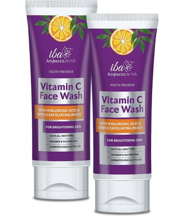 Iba Advanced Activs Youth Preserve Vitamin C Face Wash 100ml, (Pack of 2 )